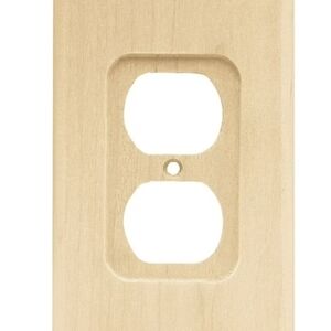 Unfinished Wooden Outlet Covers Six Pack For Homes
